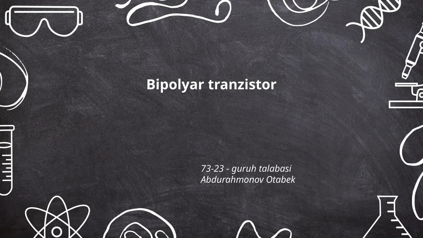 Bipolyar tranzistor