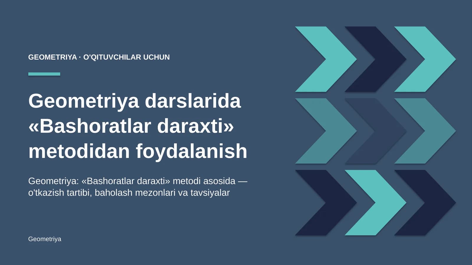 geometriya darslarida bashoratlar daraxti metodidan foydalanish 3653