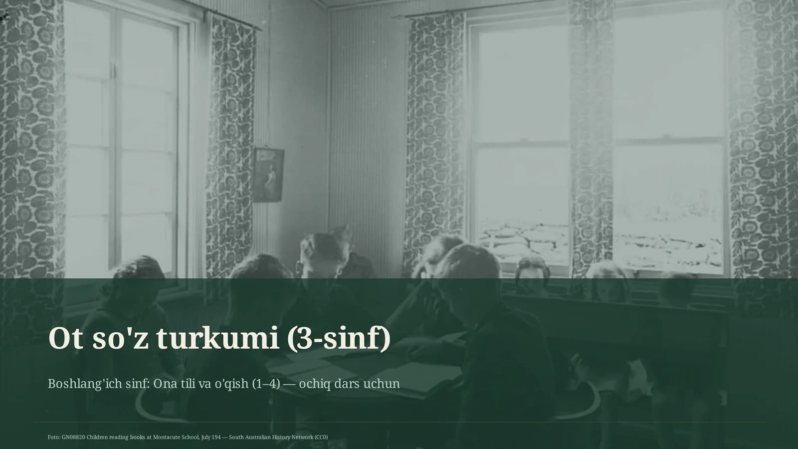 Ot so'z turkumi (3-sinf)