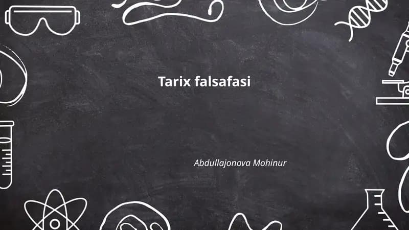 Tarix falsafasi