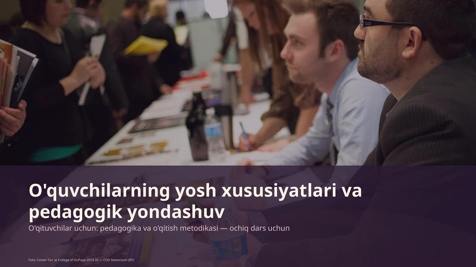 O'quvchilarning yosh xususiyatlari va pedagogik yondashuv