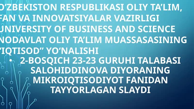 O'qituvchining mavzusidagi vaqt darsliklar to'plami