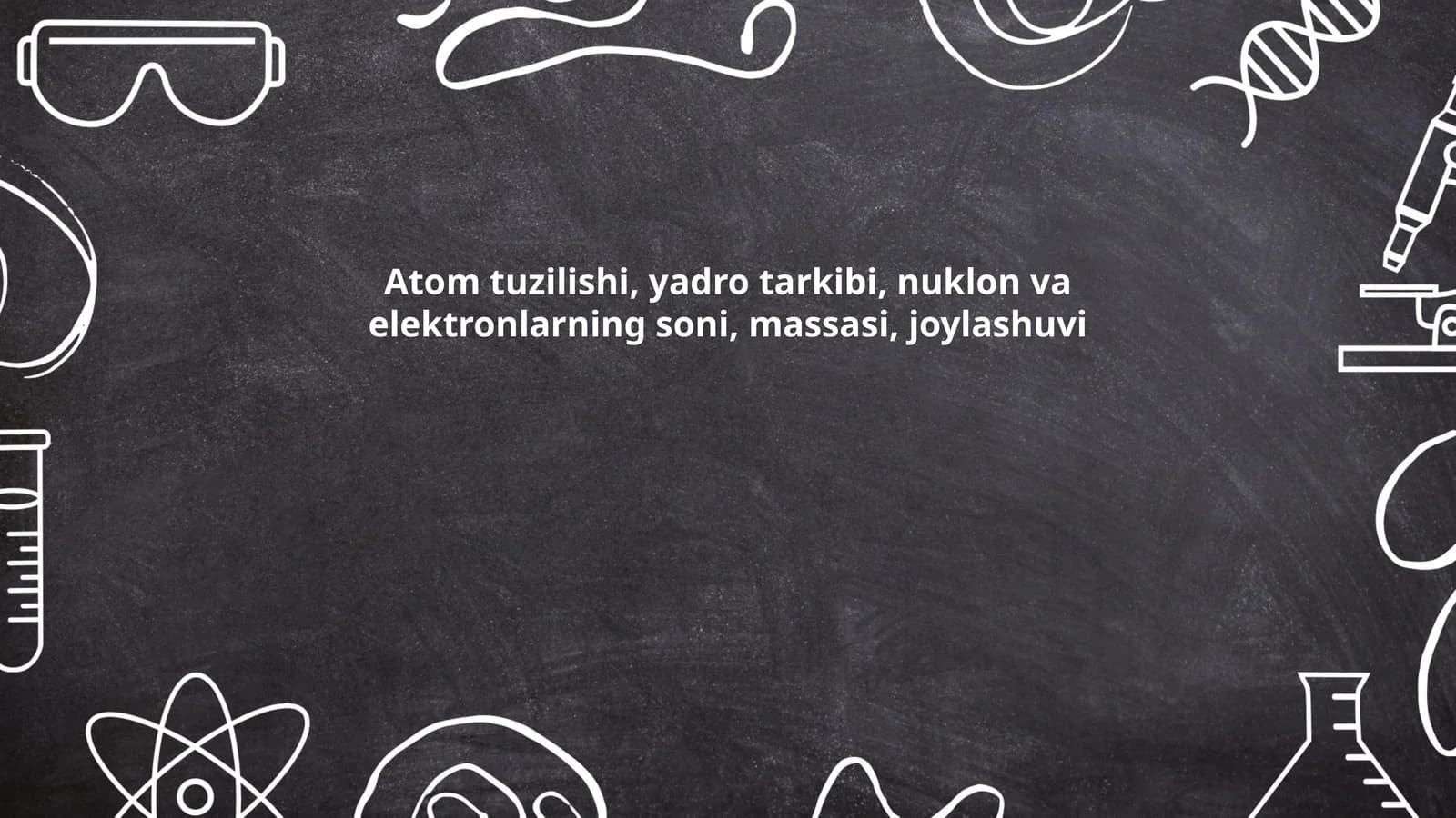 Atomning tuzilishi