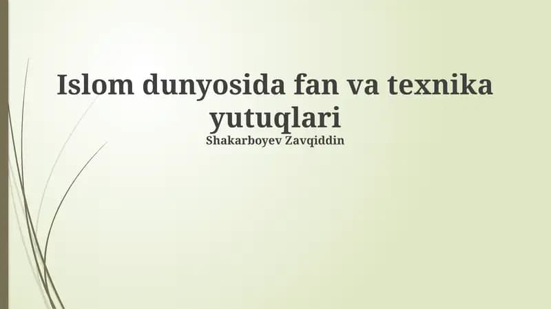 Qishloq xo'jaligi va suv xo'jaligi texnologiyalari