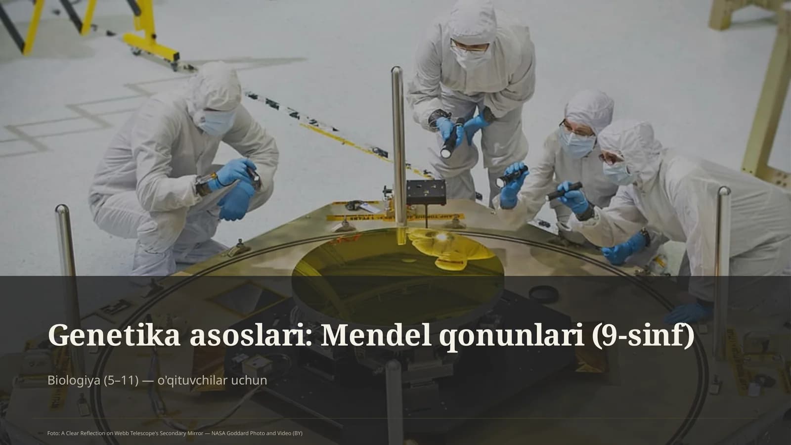 Genetika asoslari: Mendel qonunlari (9-sinf)