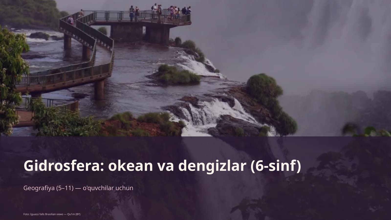 Gidrosfera: okean va dengizlar (6-sinf)
