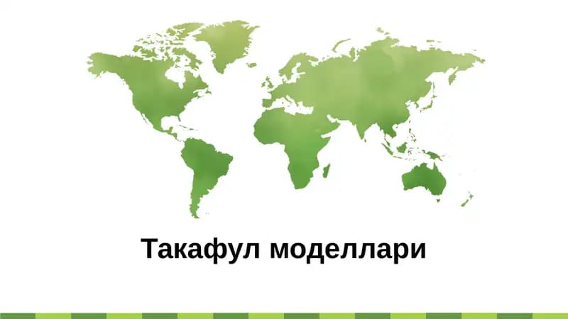 Takaful modellari.