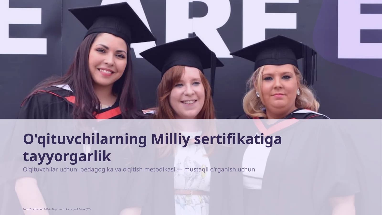 O'qituvchilarning Milliy sertifikatiga tayyorgarlik