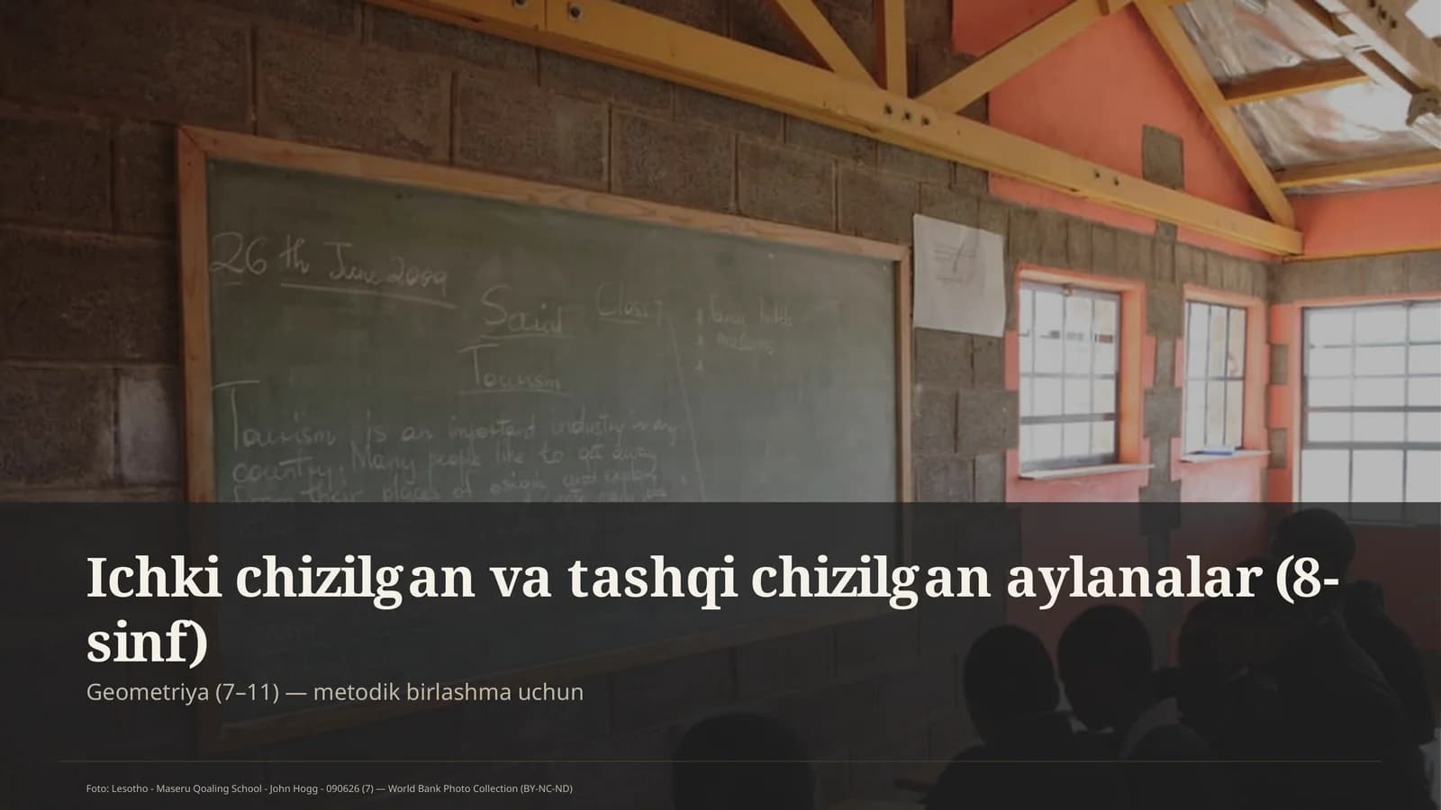 Ichki chizilgan va tashqi chizilgan aylanalar (8-sinf)