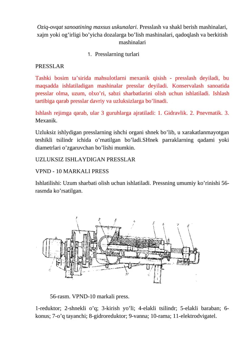 VPND - 10 MARKALI PRESS