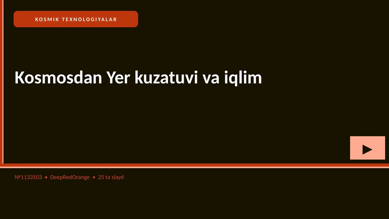 Kosmosdan Yer kuzatuvi va iqlim