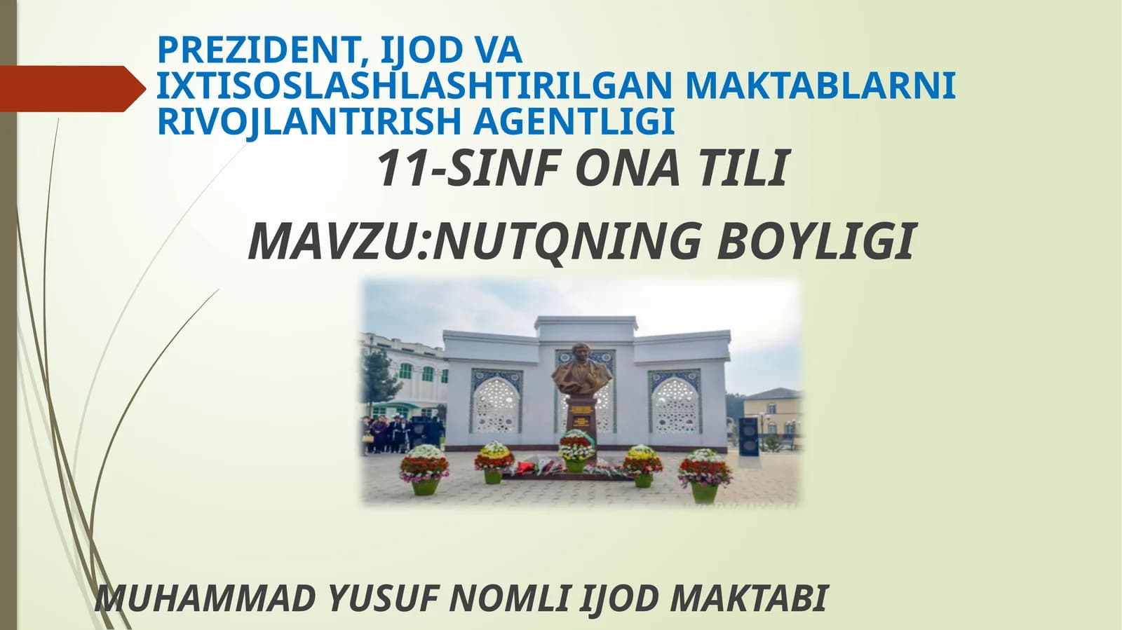 NUTQNING BOYLIGI