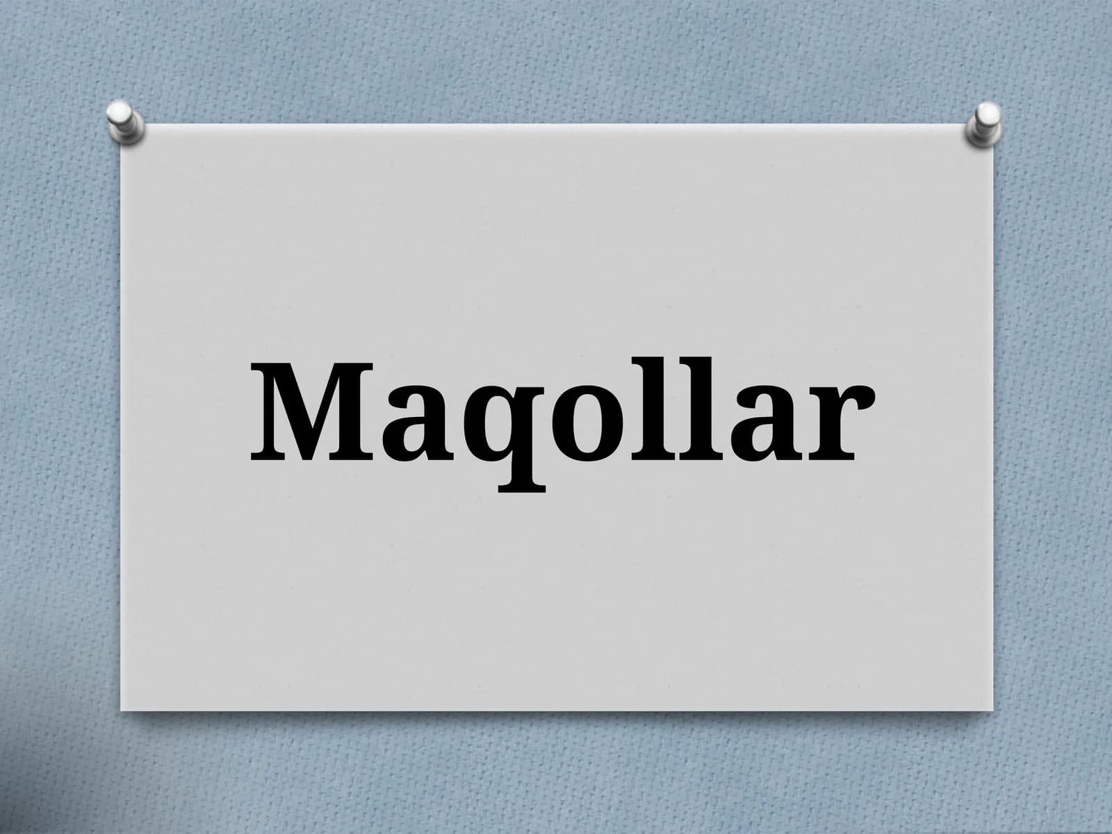 Maqollar 5- SINF