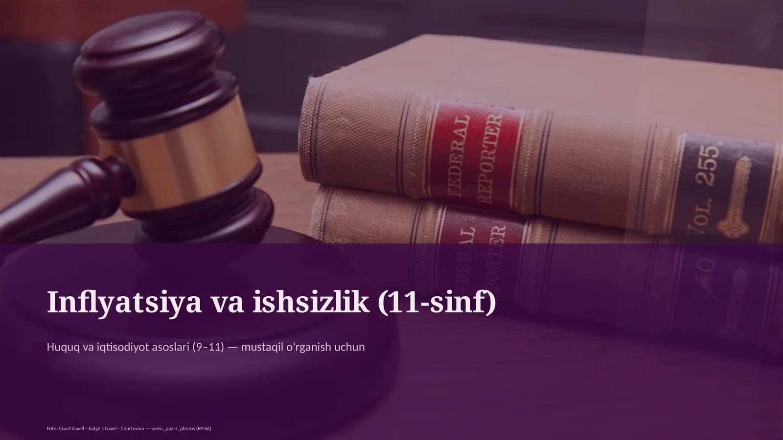 Inflyatsiya va ishsizlik (11-sinf)