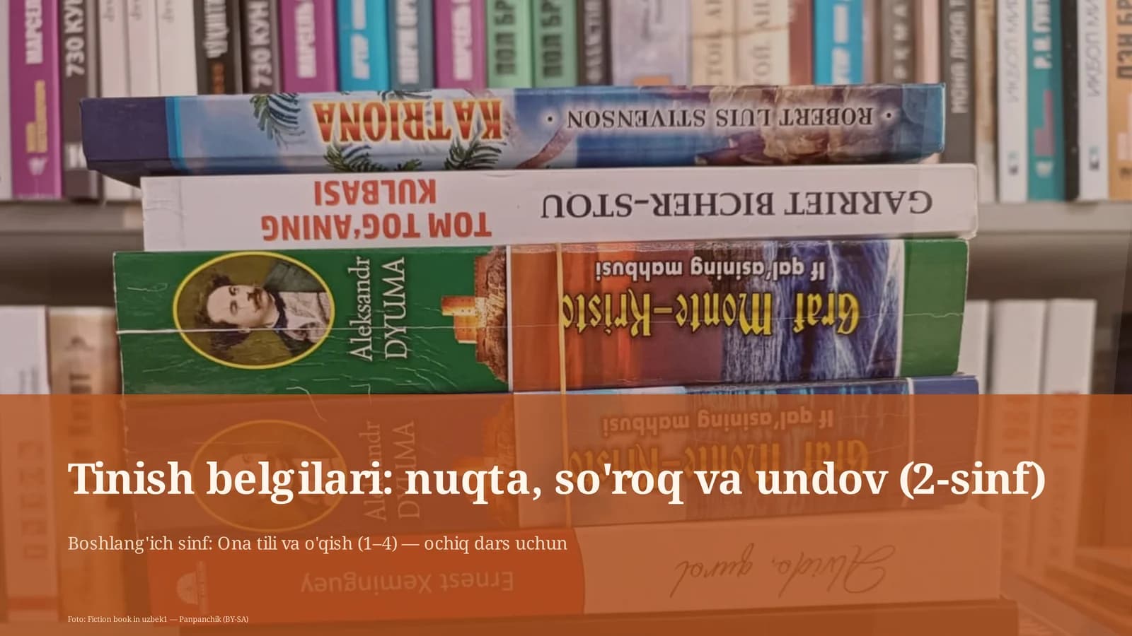 Ona tili va o'qish (1–4) — ochiq dars uchun