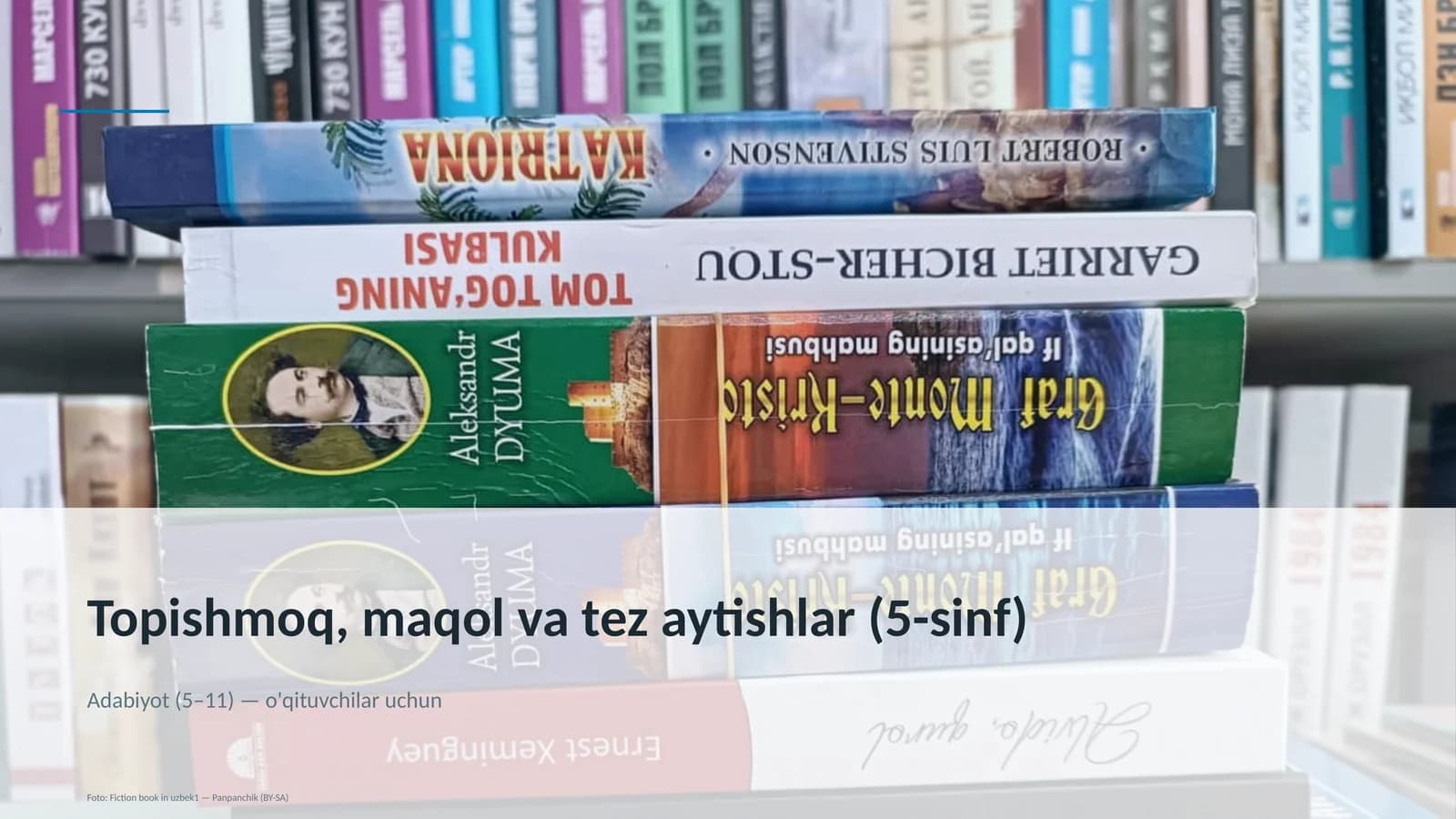 Topishmoq, maqol va tez aytishlar (5-sinf)