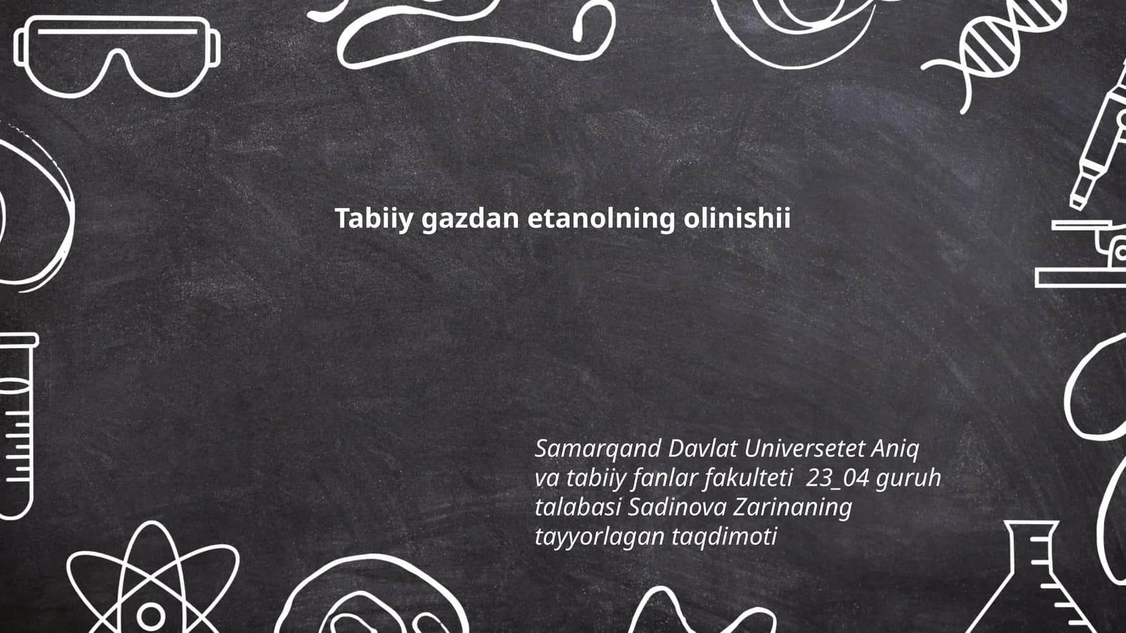 Gazdan etanolning olinishii