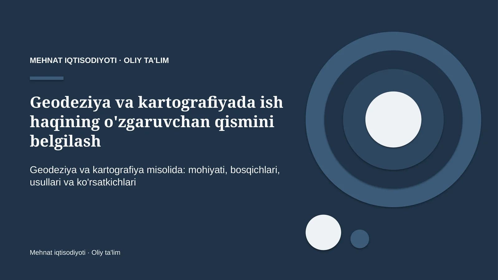 geodeziya va kartografiyada ish haqining o'zgaruvchan qismini belgilash 8157