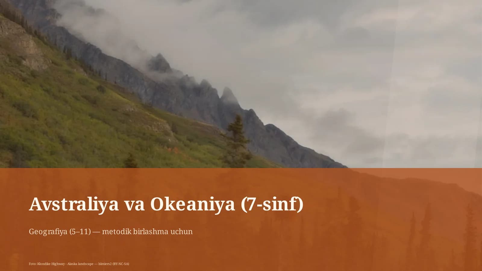 Avstraliya va Okeaniya (7-sinf)