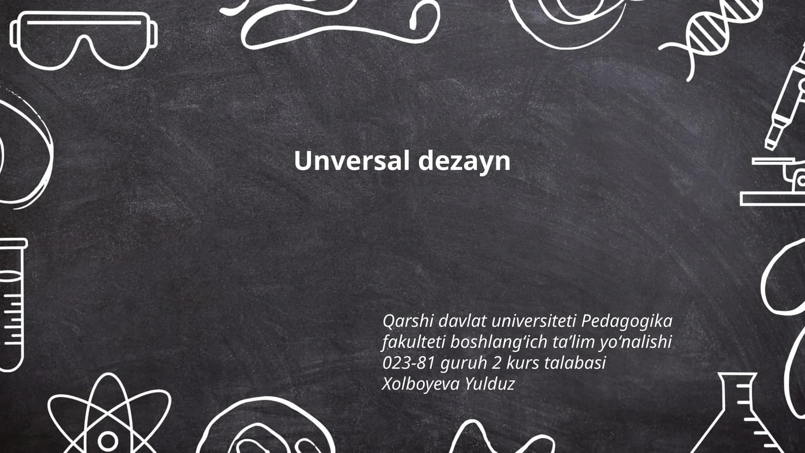 Universal dizayn