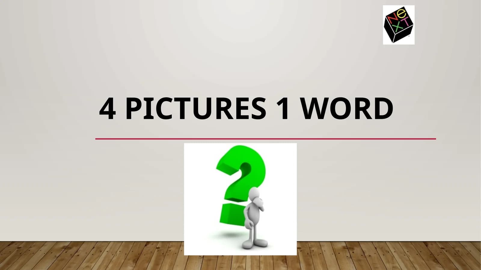 4 pictures 1 word