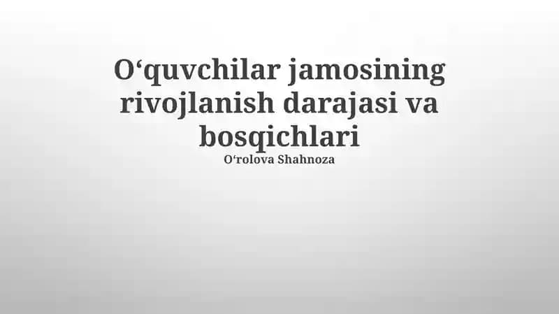 Samarali jamoa shakllantirish strategiyalari