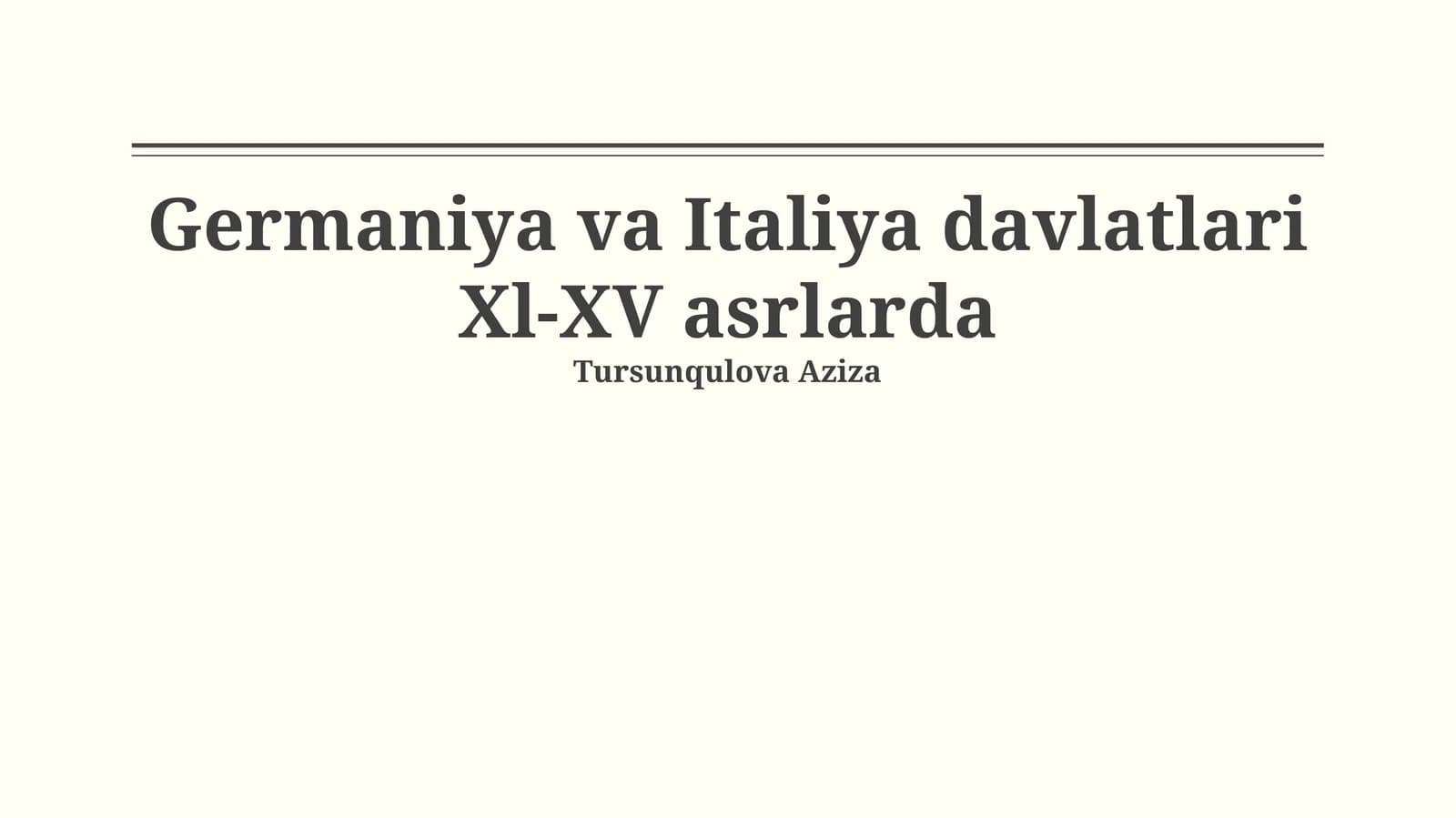 Italiyadagi san'at va me'morchilikning gullashi
