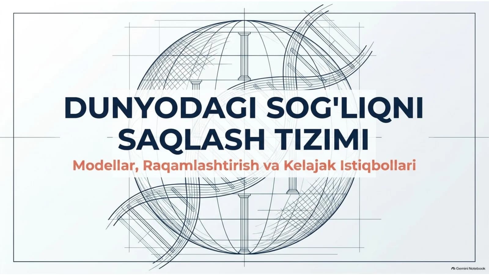 🌍 Dunyoda sog‘liqni saqlash tizimi — 15 slaydli taqdimot