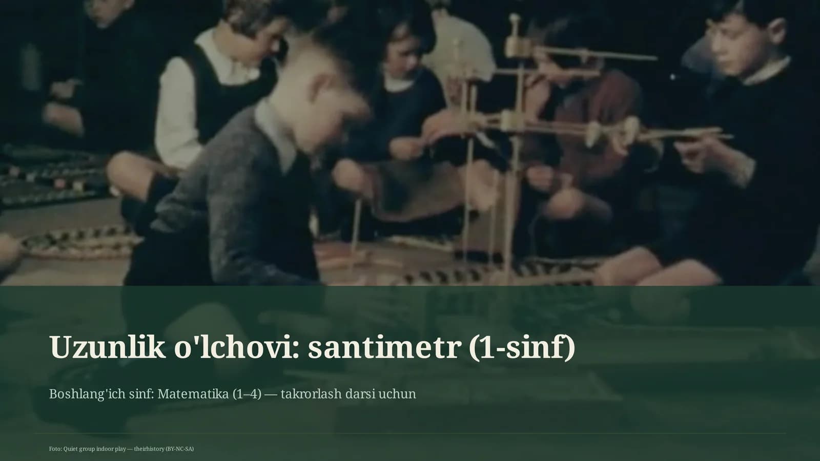 Santimetr (1-sinf)