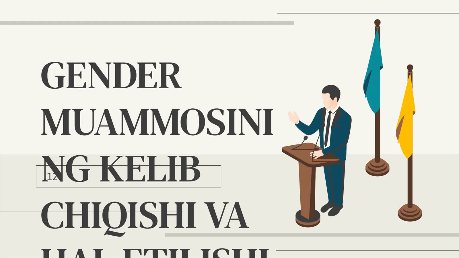 Gender Muammosining Kelib Chiqishi va Hal Etilishi