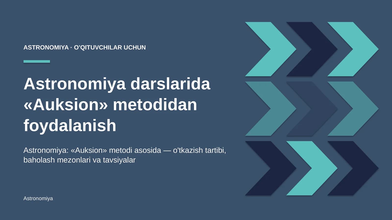 astronomiya darslarida auksion metodidan foydalanish 2615