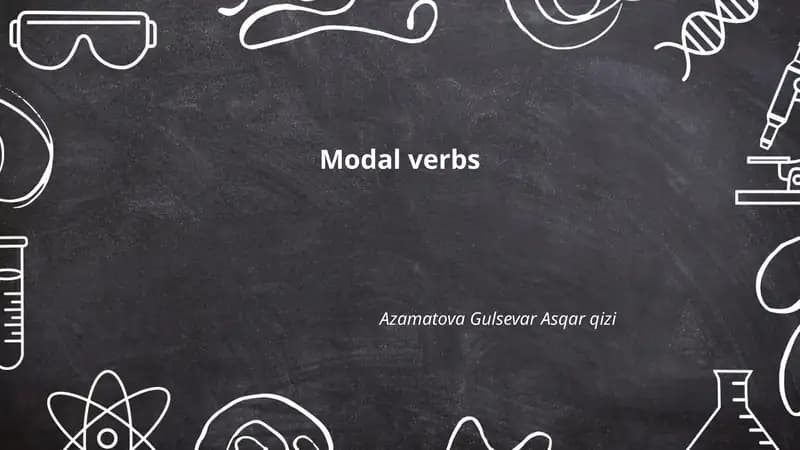 Modal verbs