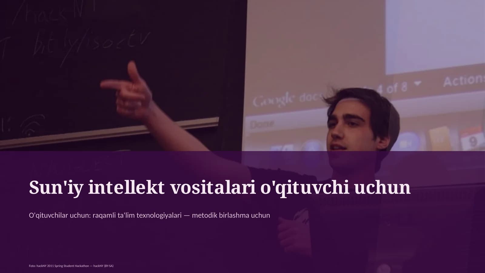 Sun'iy intellekt vositalari o'qituvchi uchun