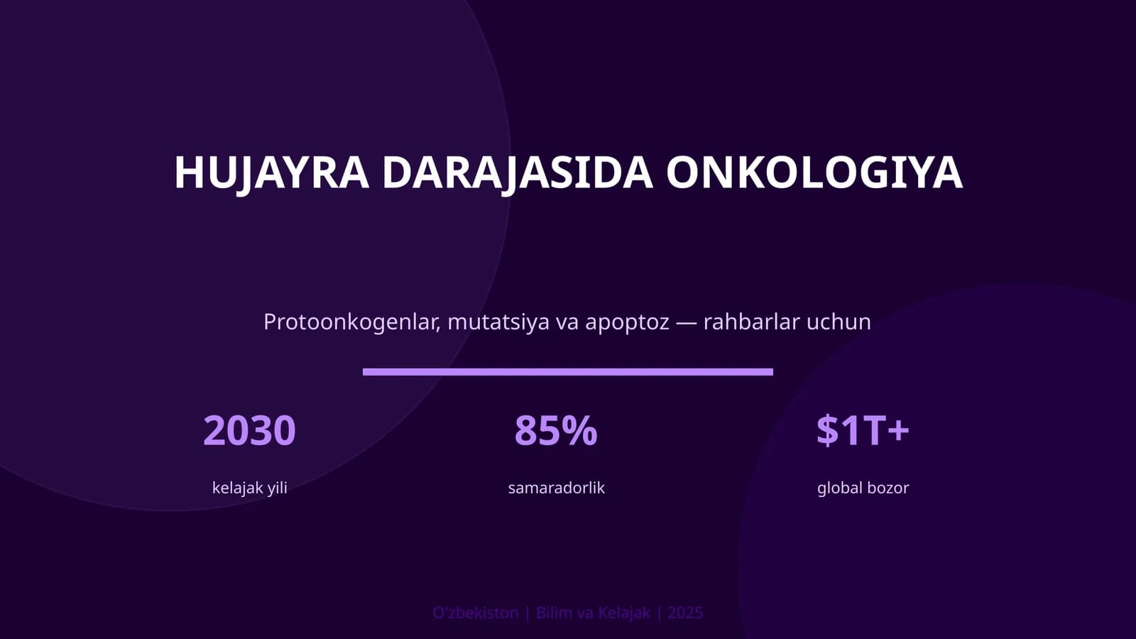 Hujayra darajasida onkologiya