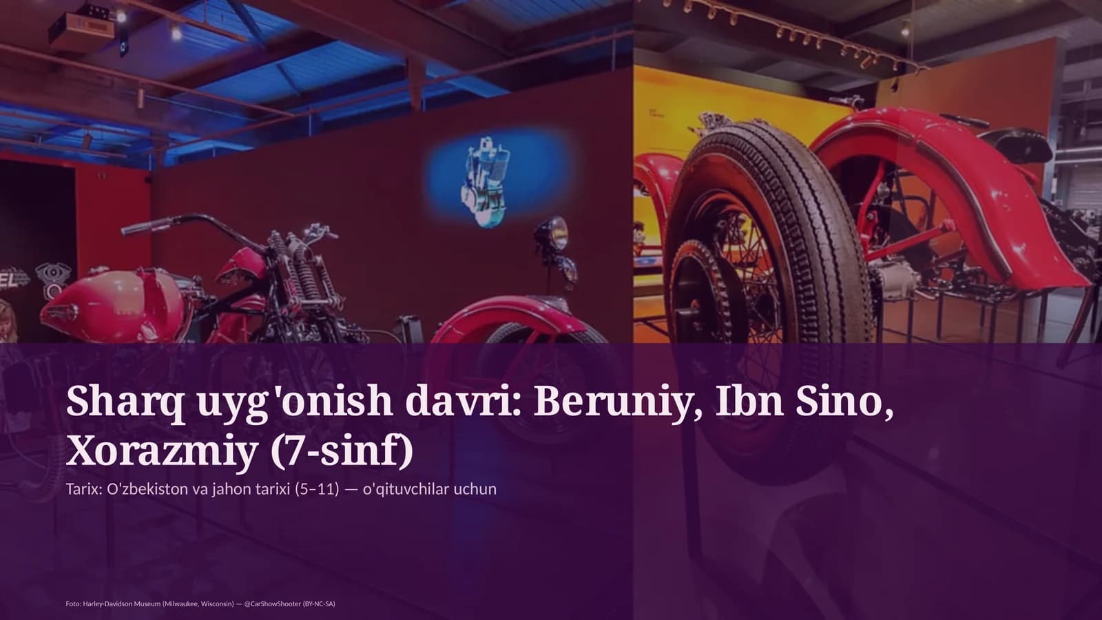 Sharq uyg'onish davri: Beruniy, Ibn Sino, Xorazmiy (7-sinf)