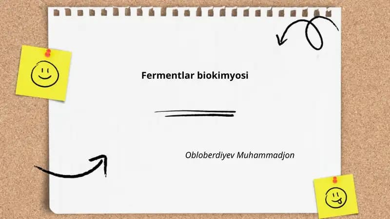 Fermentlar biokimyosi