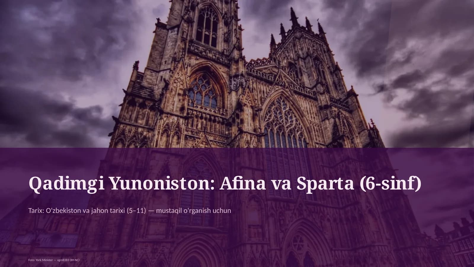 Afina va Sparta (6-sinf)