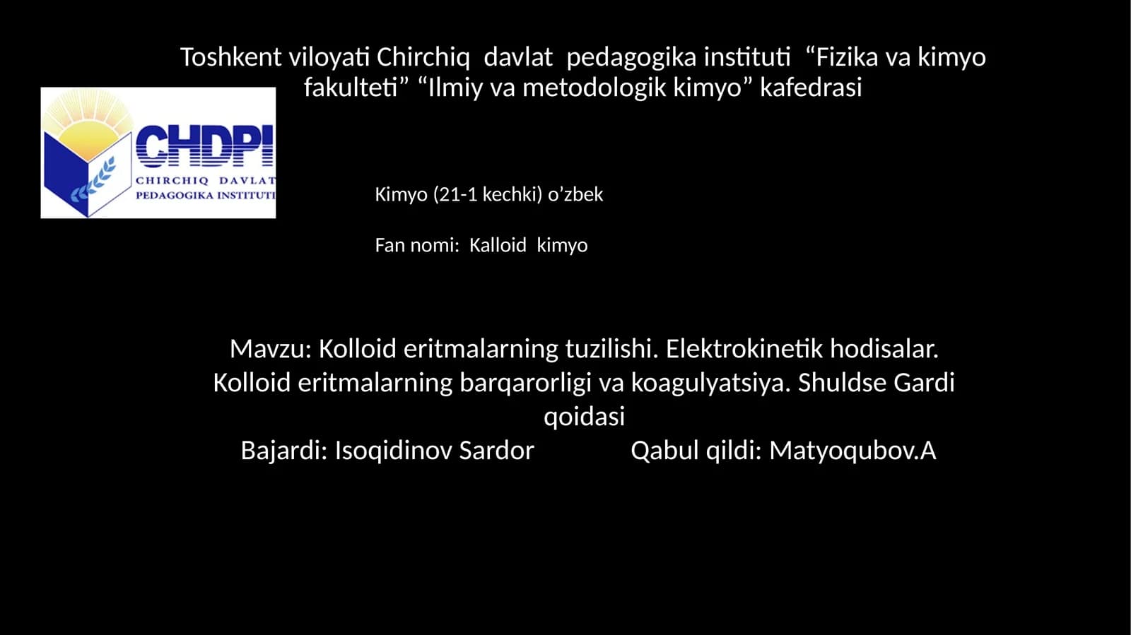 Kolloid kimyo