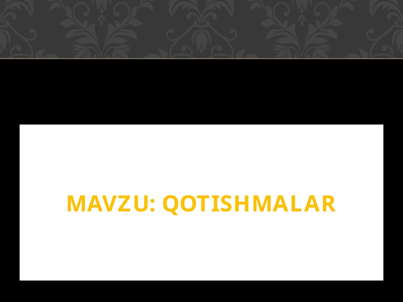 qotishmalar