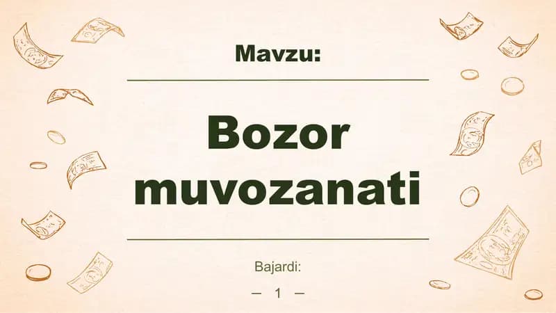 Bozor muvozanati
