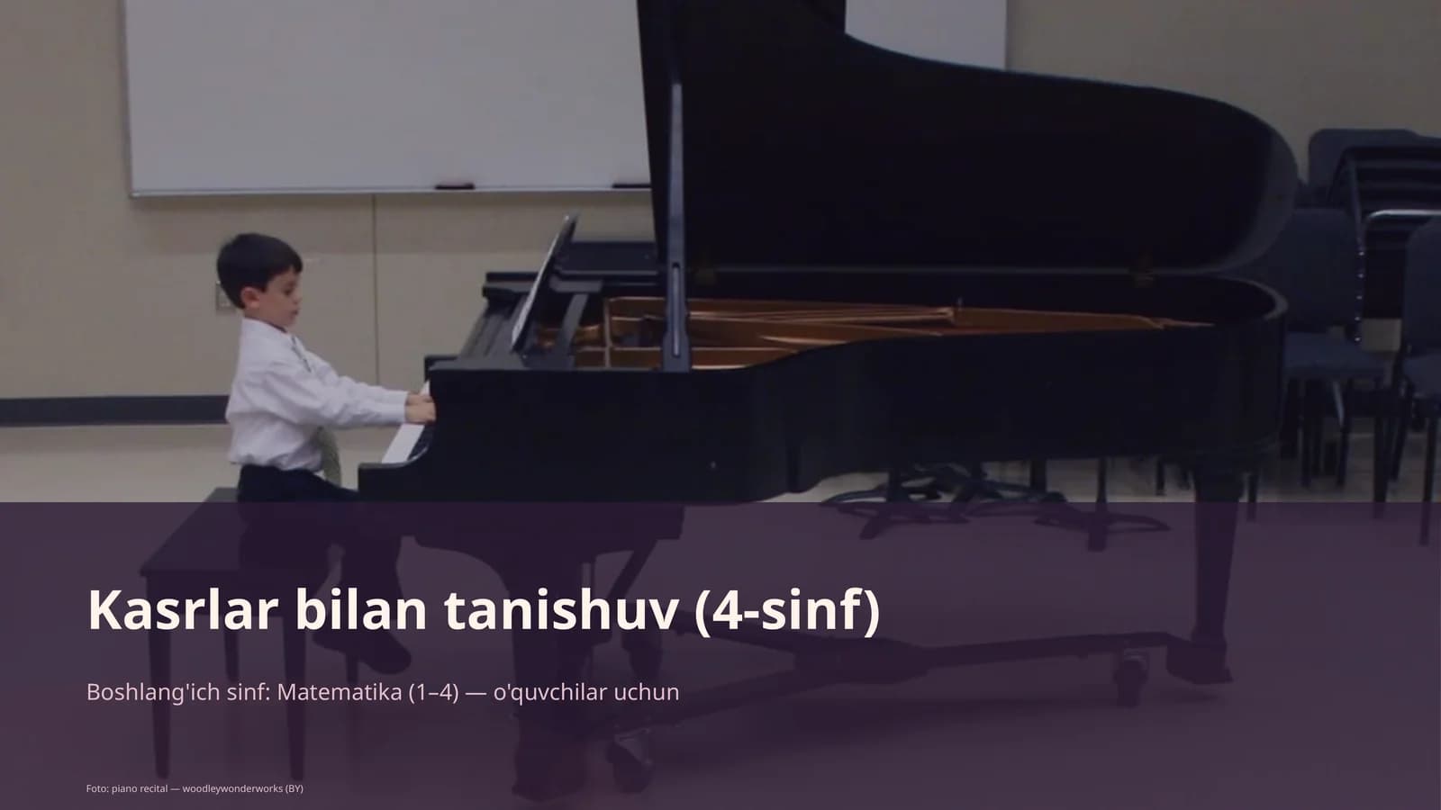 Kasrlar bilan tanishuv (4-sinf)