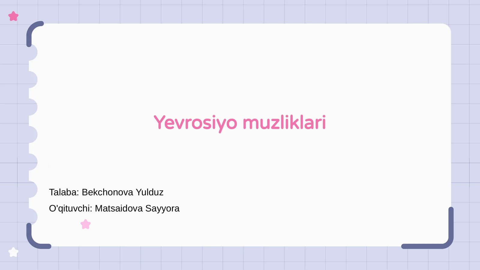 Yevrosiyo muzliklari