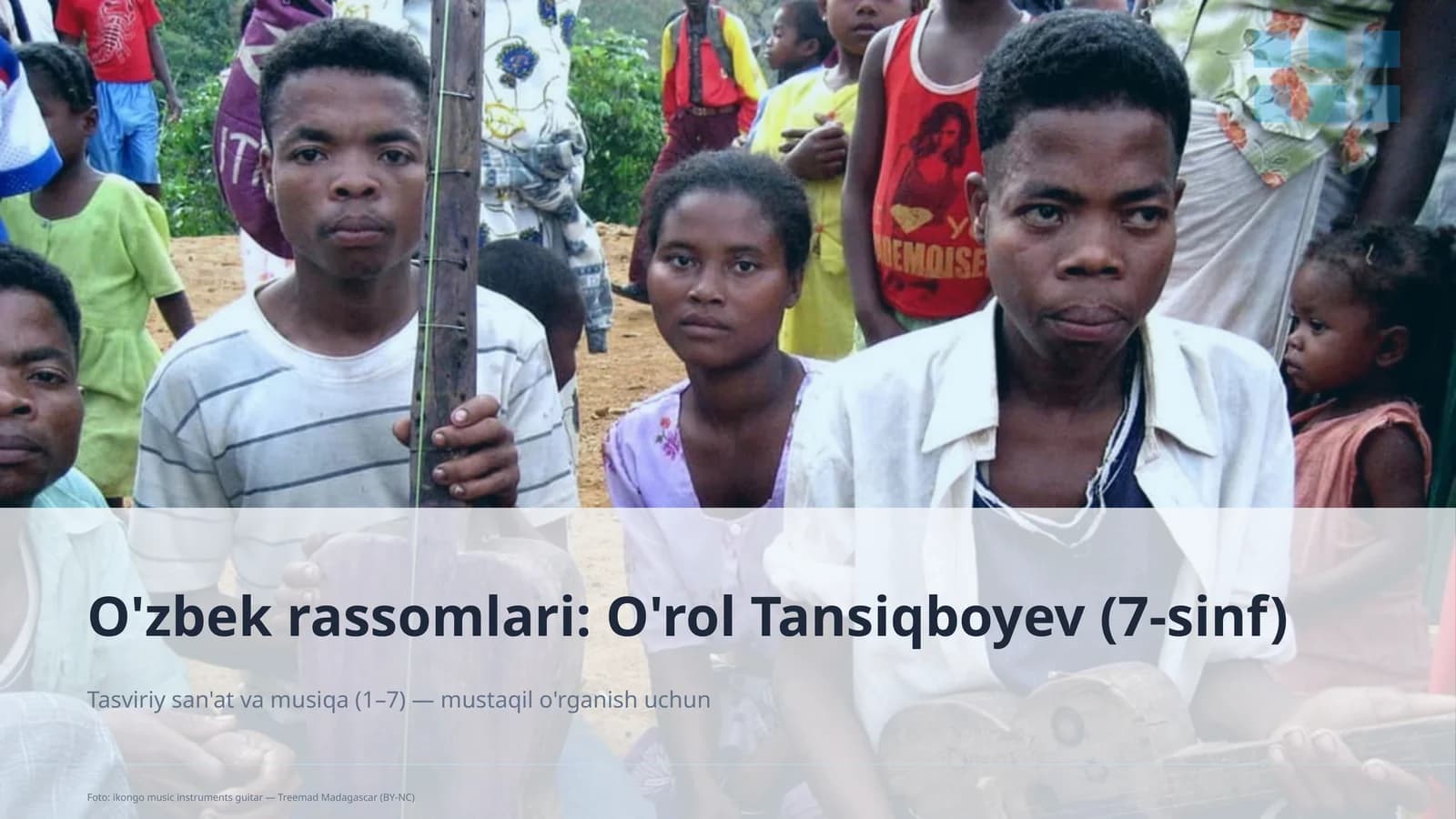 O'zbek rassomlari: O'rol Tansiqboyev (7-sinf)