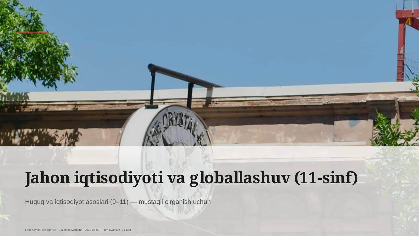 Huquq va iqtisodiyot asoslari (9–11)