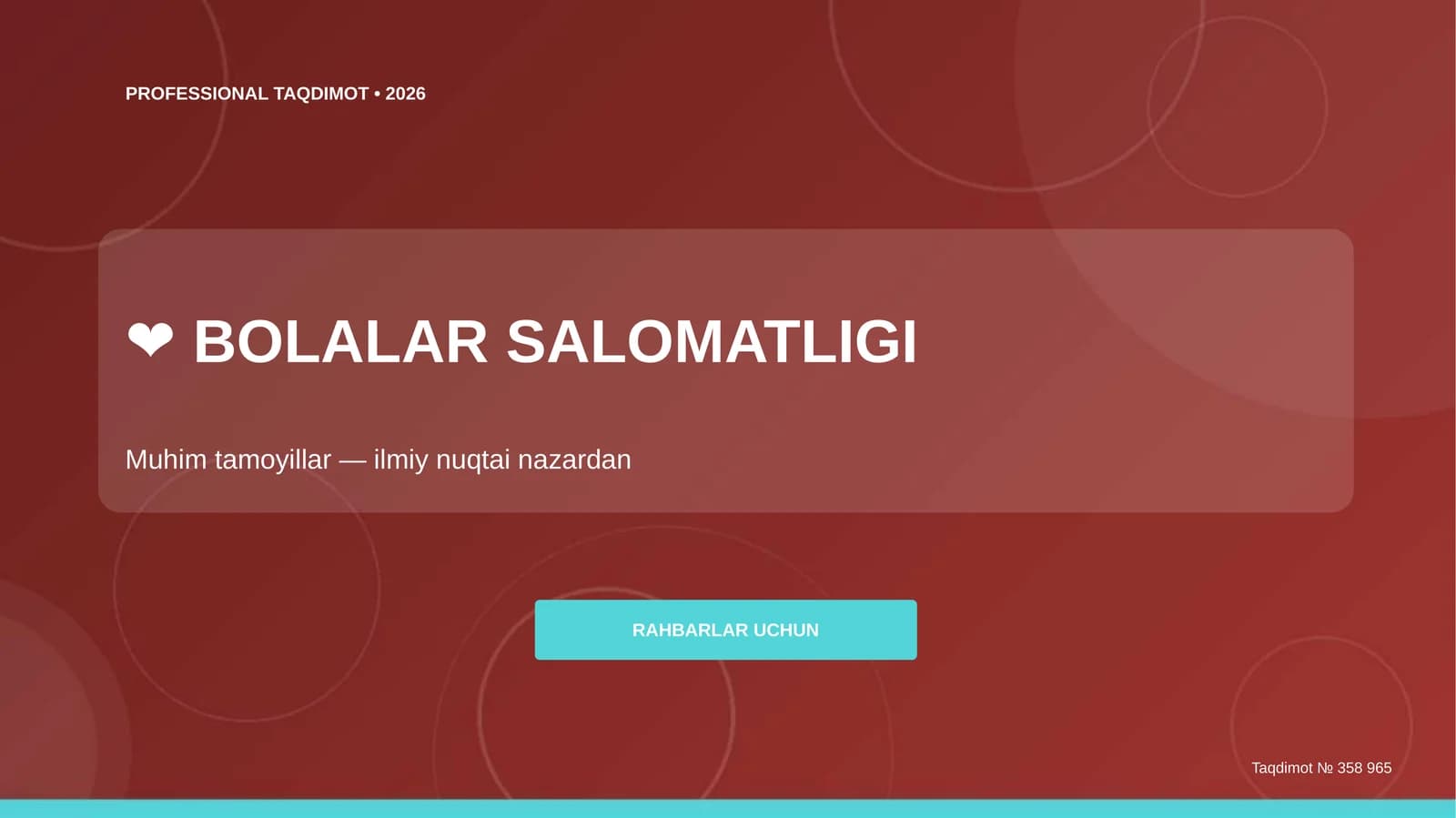 BOLALAR SALOMATLIGI