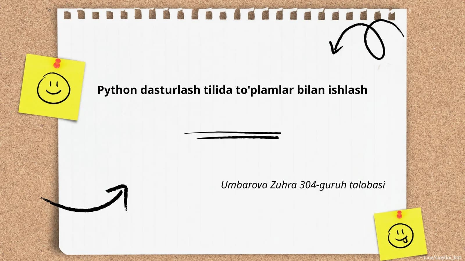 Ro'yxatlar (Lists)