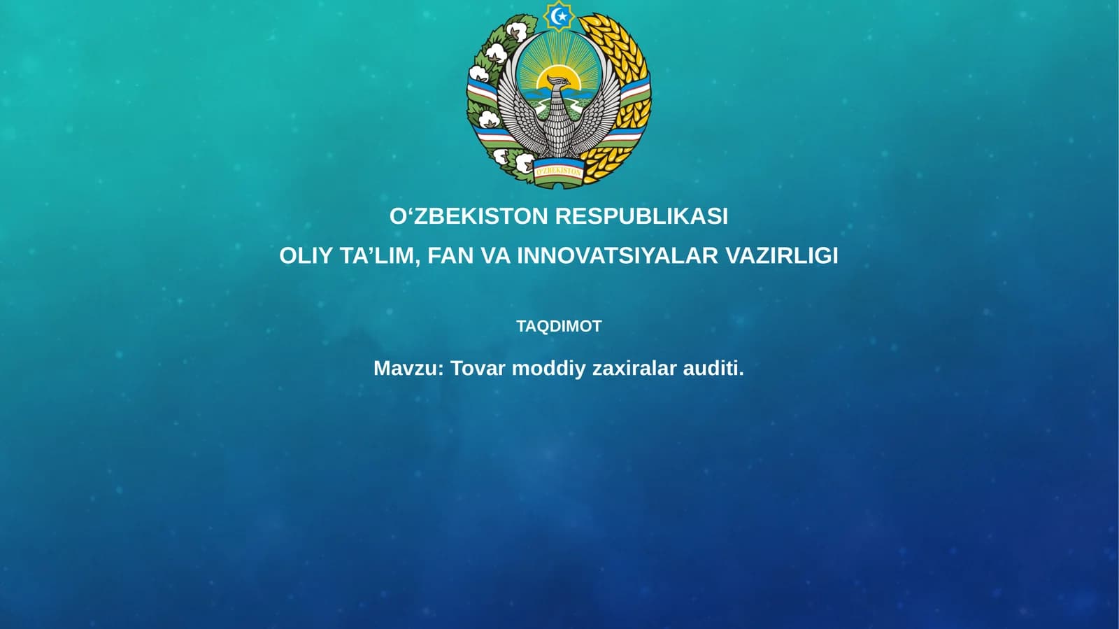 Inventarizatsiya Auditi