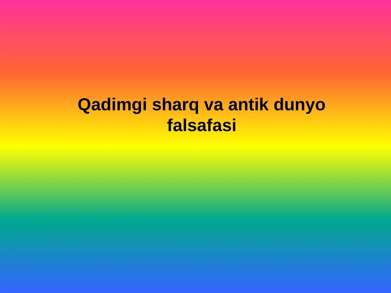 Qadimgisharqvaantikdunyofalsafasi