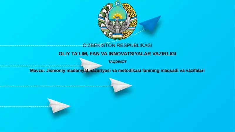 Jismoniy madaniyat nazariyasi va metodikasi