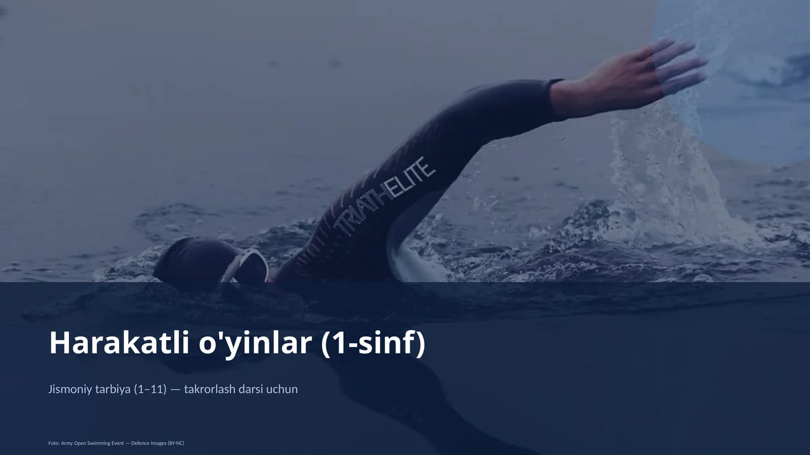 Harakatli o'yinlar (1-sinf)